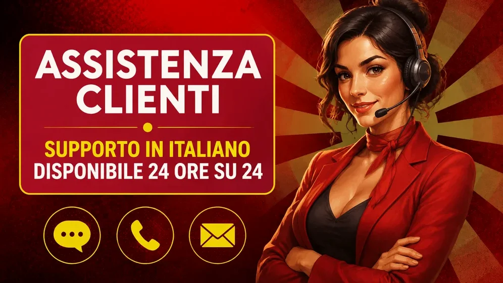 operatore live chat supporto in italiano 24 ore
