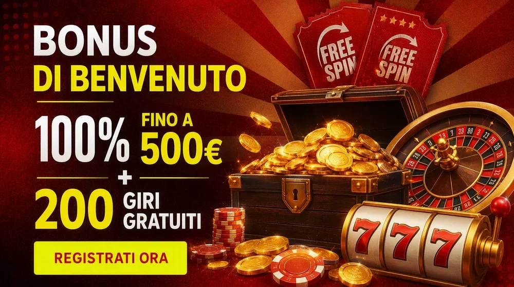 pacchetto bonus casinò con monete e giri gratuiti